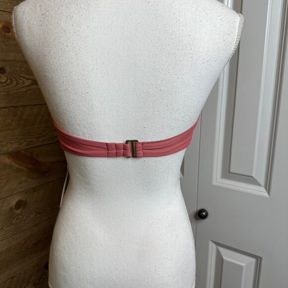 Andie Swim The Scala Top Strapless Bandeau in Punch Size Small NWT - Picture 6 of 11